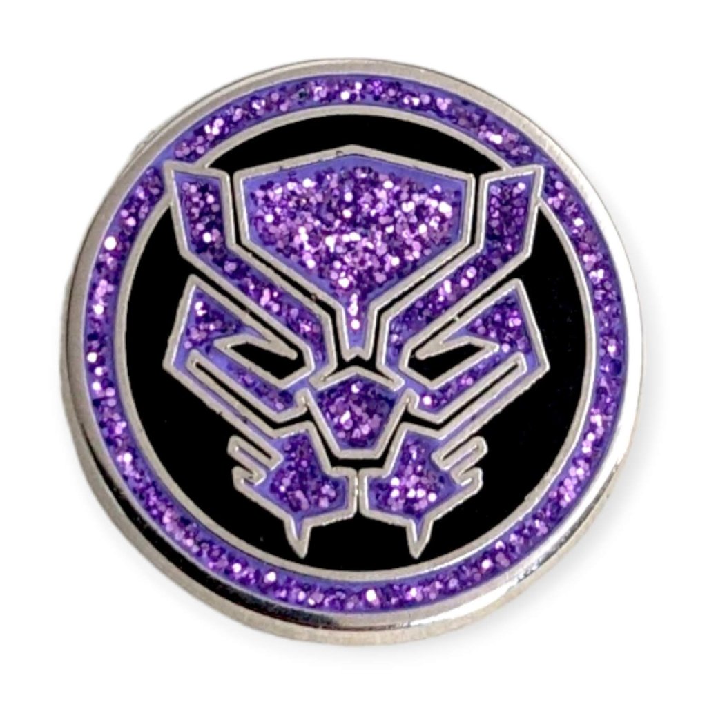 Black Panther Marvel Disney Tiny Pin: Purple Mask Icon